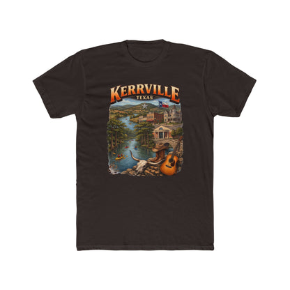Kerrville Texas Scenic T-Shirt — Riverfront Guitar Vintage Travel Tee