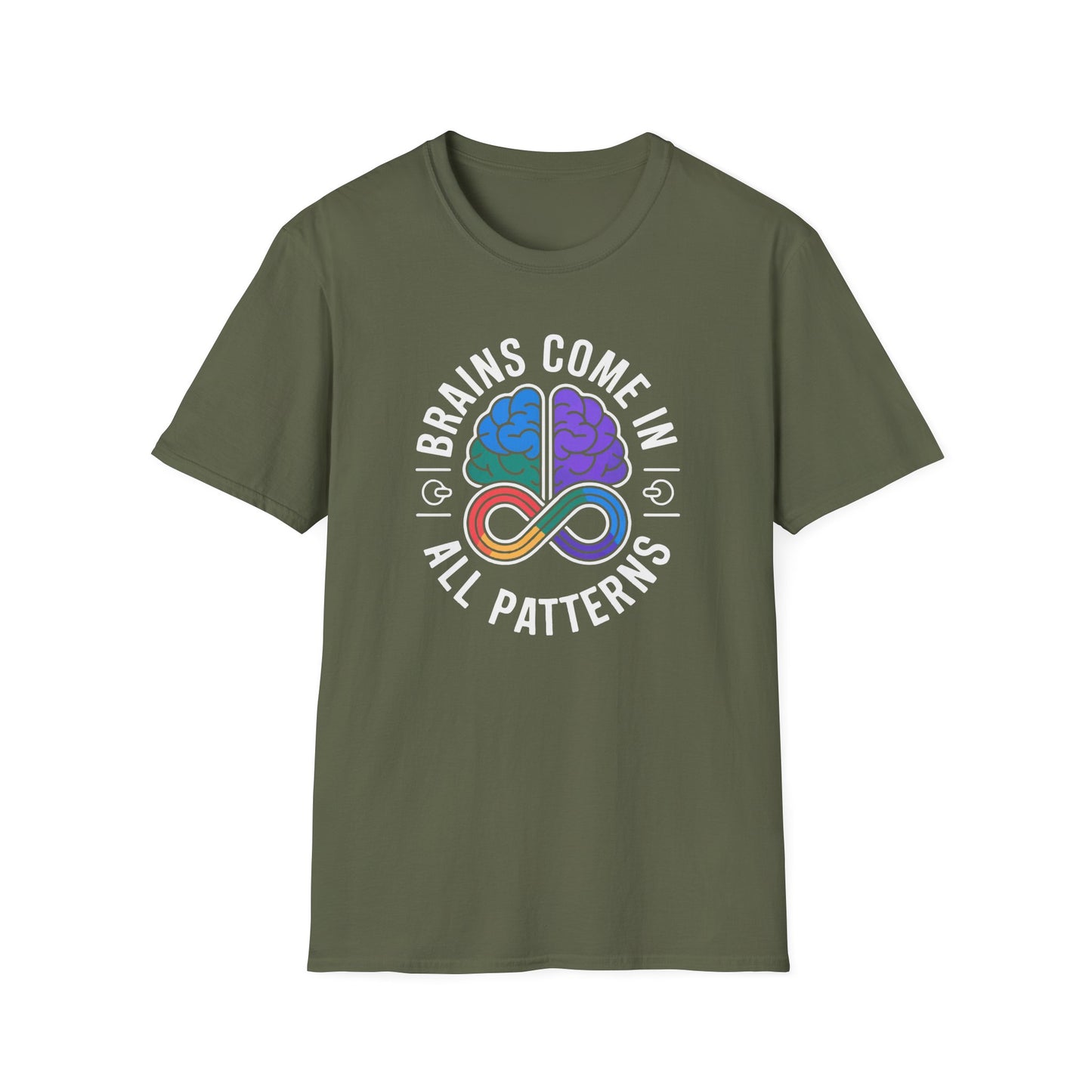 Brains Come in All Patterns T-Shirt