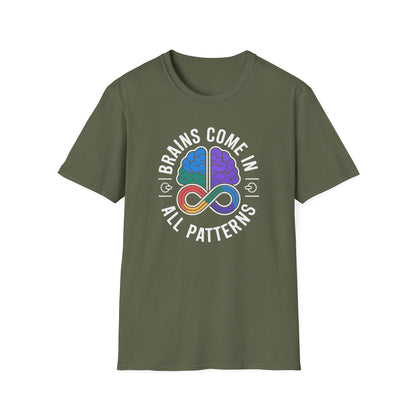 Brains Come in All Patterns T-Shirt