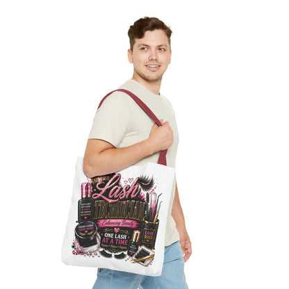 Lash Technician Tote Bag – 'One Lash at a Time' Beauty Cosmetics Canvas Tote