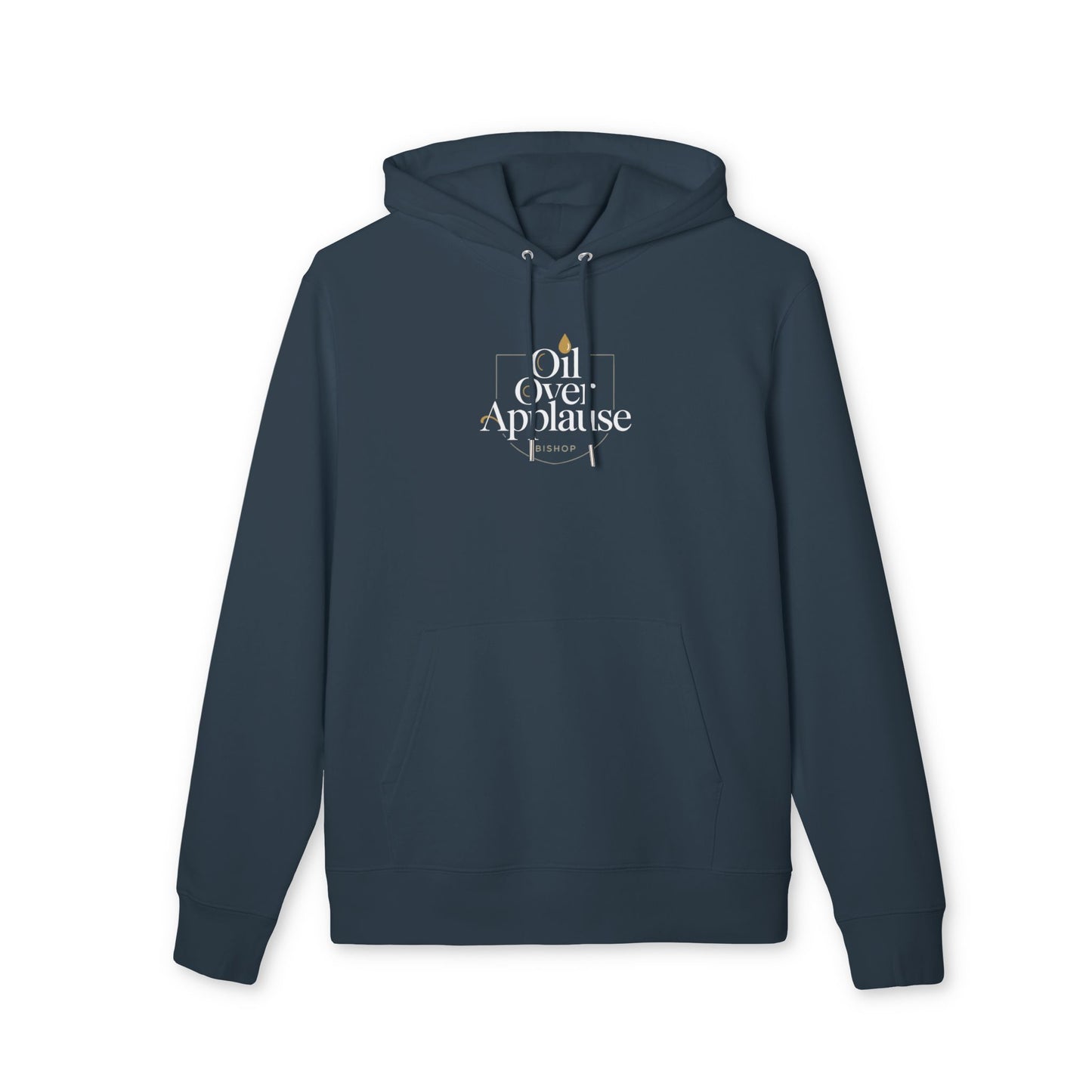 Oil Over Applause Hoodie — Minimalist Logo Pullover