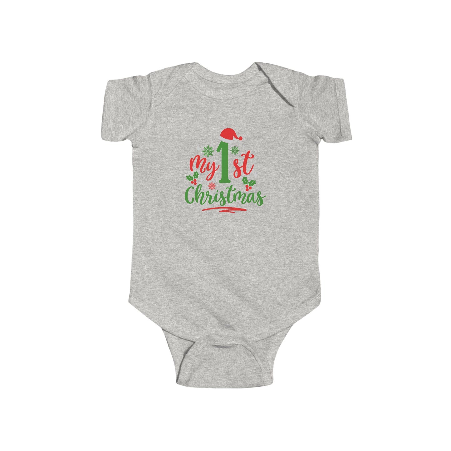 My 1st Christmas Baby Bodysuit — Infant Holiday Onesie
