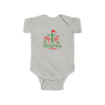 My 1st Christmas Baby Bodysuit — Infant Holiday Onesie