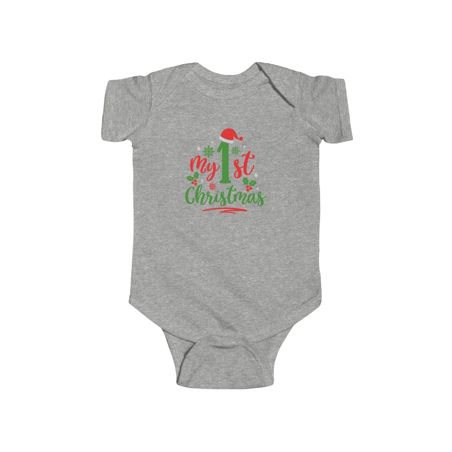My 1st Christmas Baby Bodysuit — Infant Holiday Onesie