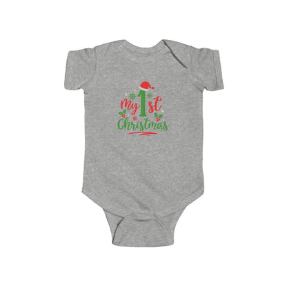 My 1st Christmas Baby Bodysuit — Infant Holiday Onesie