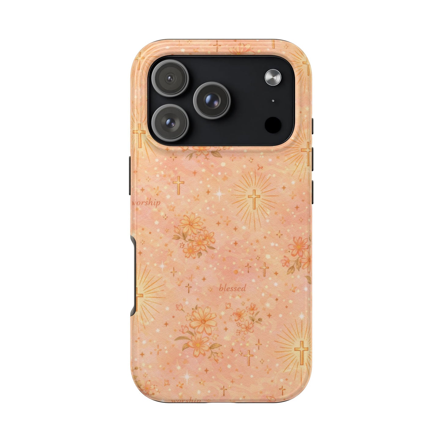 Blessed in Grace Phone Case | Christian floral iPhone Case