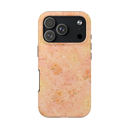 Blessed in Grace Phone Case | Christian floral iPhone Case