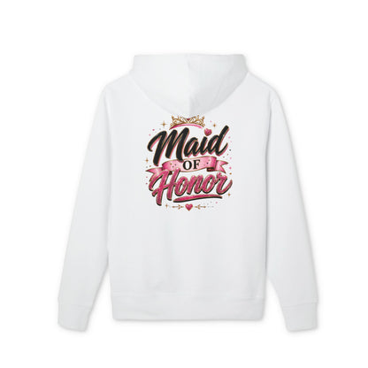 Maid of Honor Hoodie — Floral Bridal Party Sweatshirt
