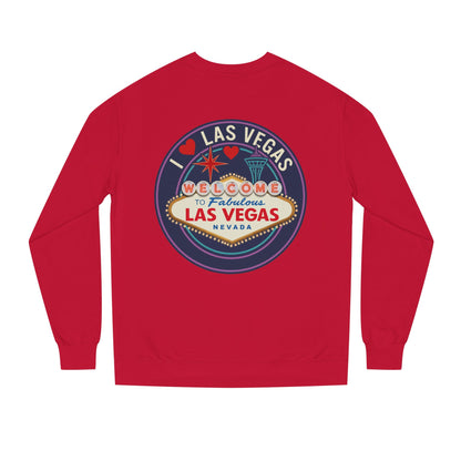 Las Vegas Welcome Sign Sweatshirt – Retro "I  Las Vegas" Crewneck