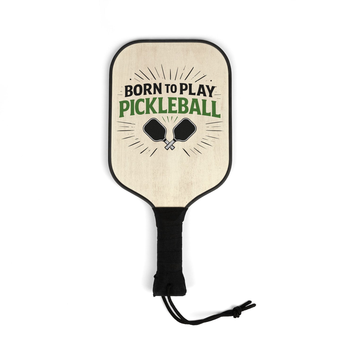 Pickleball Paddle Set – "Born to Play Pickleball" Kit (2 Paddles + Balls)