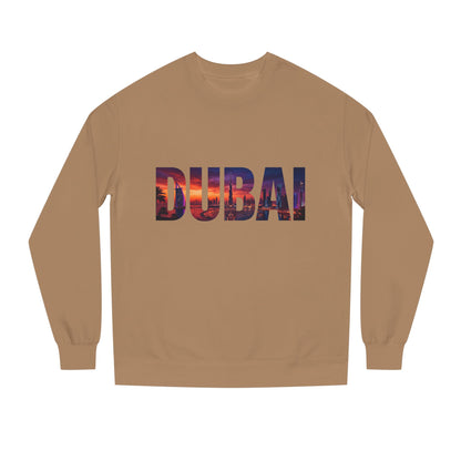 Dubai Skyline Crewneck Sweatshirt — DUBAI Cityscape Graphic