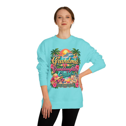 Grandma & Granddaughter Cruise Sweatshirt — Tropical Matching Trip Crewneck