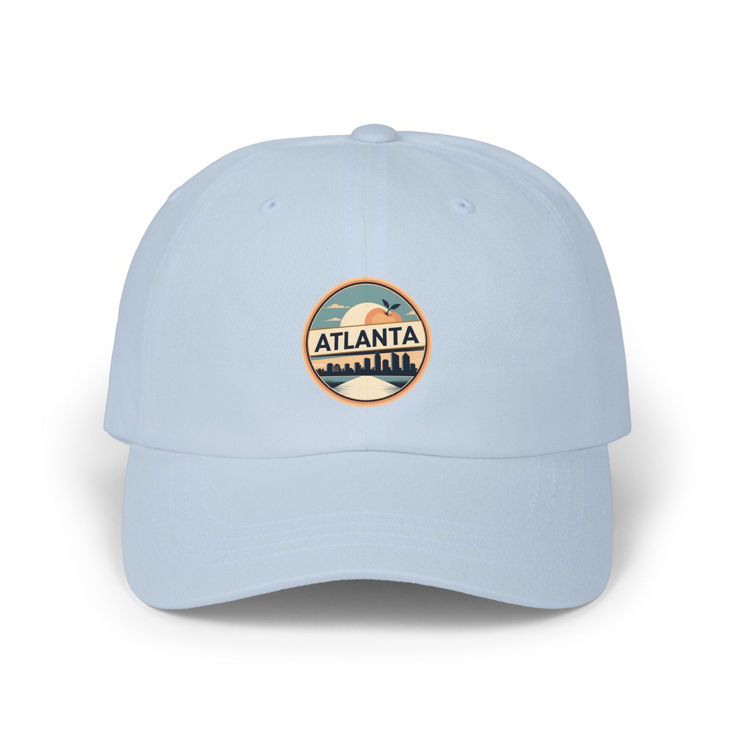 Atlanta Skyline Dad Cap — Retro Patch Baseball Hat