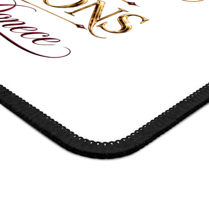 Gaming Mouse Pad — Elegant 'BD Creations By Donece' Logo Desk Mat
