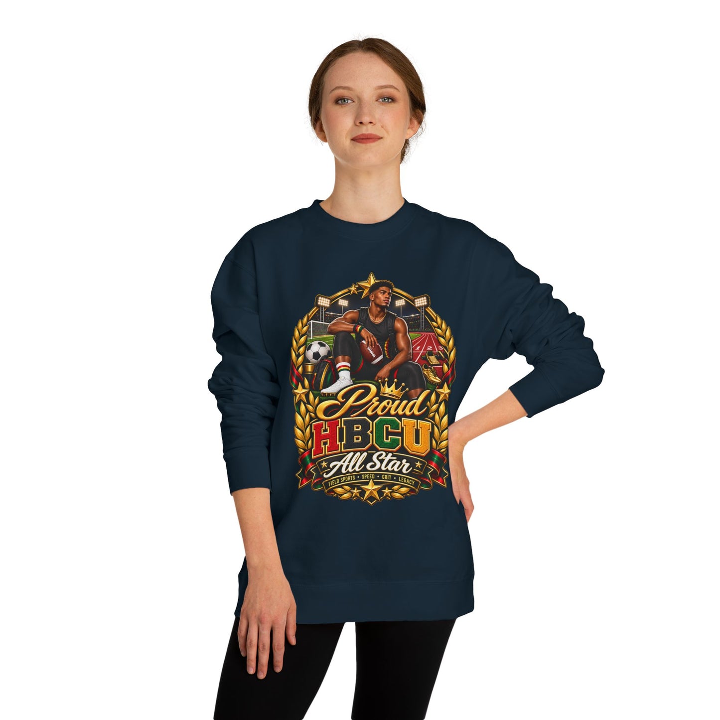 HBCU All Star Sweatshirt — Proud HBCU Crewneck