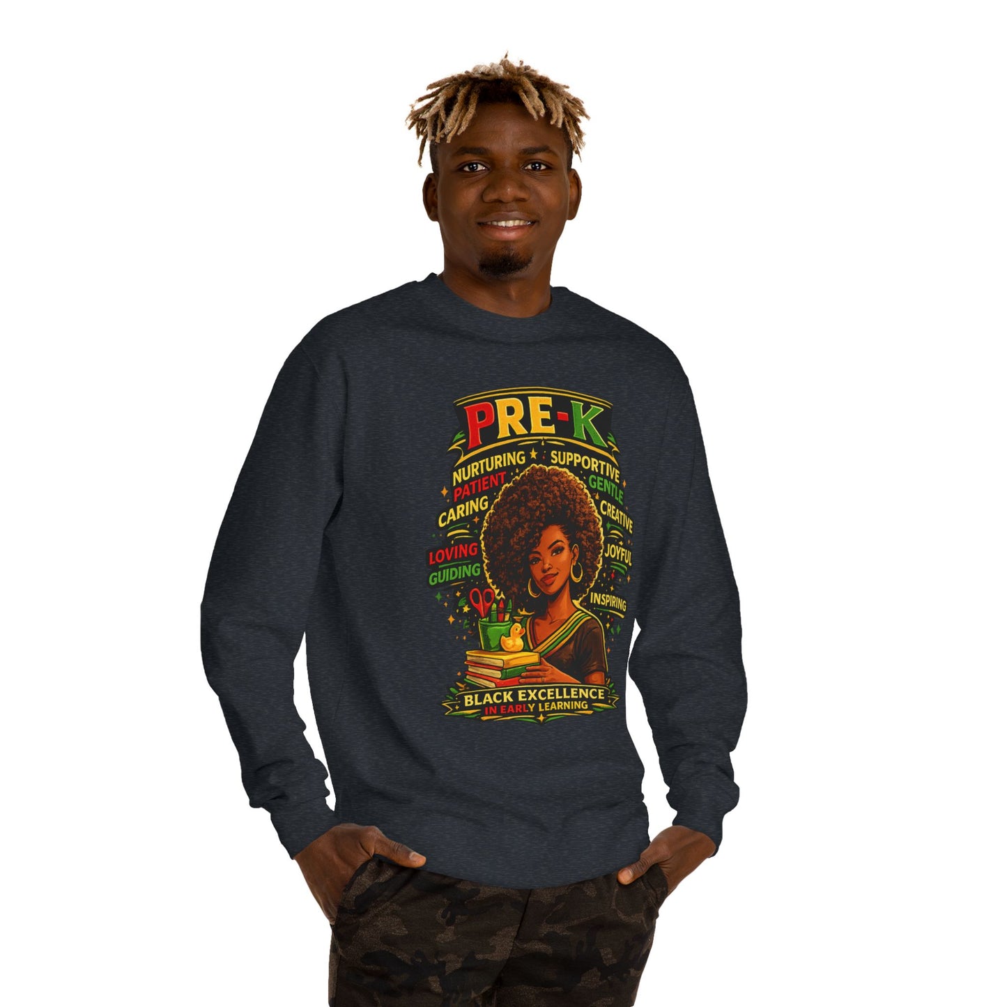 PRE-K Black Excellence Sweatshirt — Nurturing Early Learning Crewneck