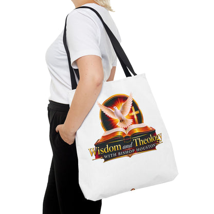 Christian Wisdom & Theology Tote Bag — 'Wisdom and Theology with Bishop Houston' Inspirational Faith Tote