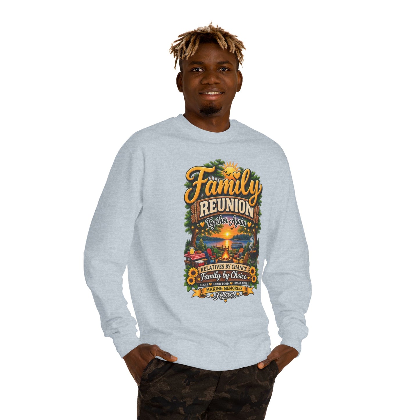 Family Reunion Sweatshirt – 'Relatives by Chance, Family by Choice' Keepsake Crewneck