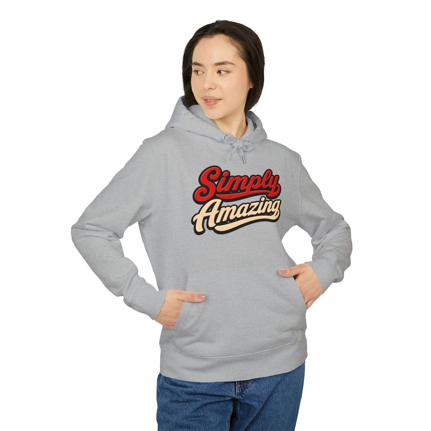 Simply Amazing Hoodie — Retro Script Graphic Pullover