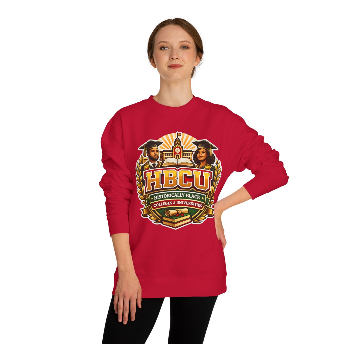 HBCU Crest Sweatshirt — Historically Black Colleges & Universities Crewneck