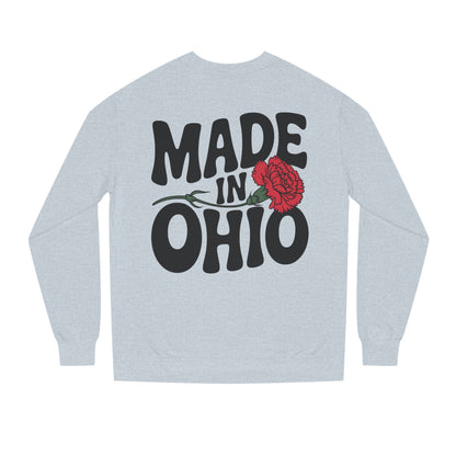 Made in Ohio Sweatshirt — Retro Floral State Pride Crewneck