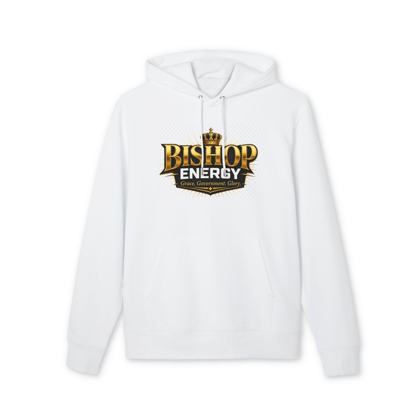 Bishop Energy Hoodie — Gold Crest Logo Pullover