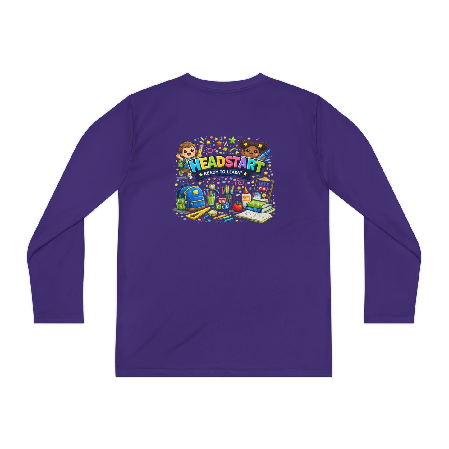 Head Start Kids Long Sleeve Tee — Back-to-School Preschool Shirt