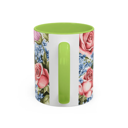 Mother's Day Butterfly Floral Accent Coffee Mug – "Happy Mother's Day"