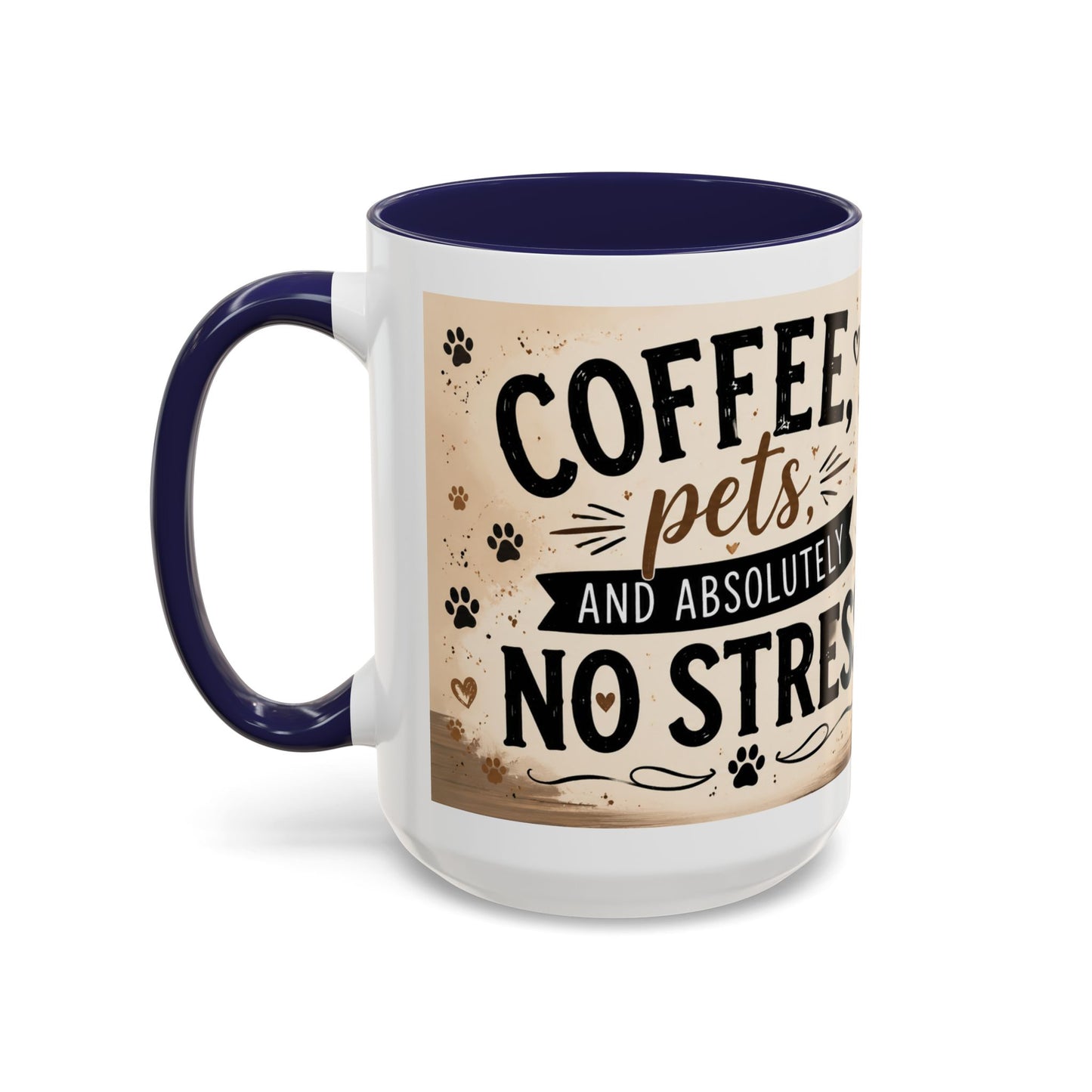 Dog and Cat Coffee Mug – "Best Friends, Best Life" Accent Tea Cup (11/15oz)