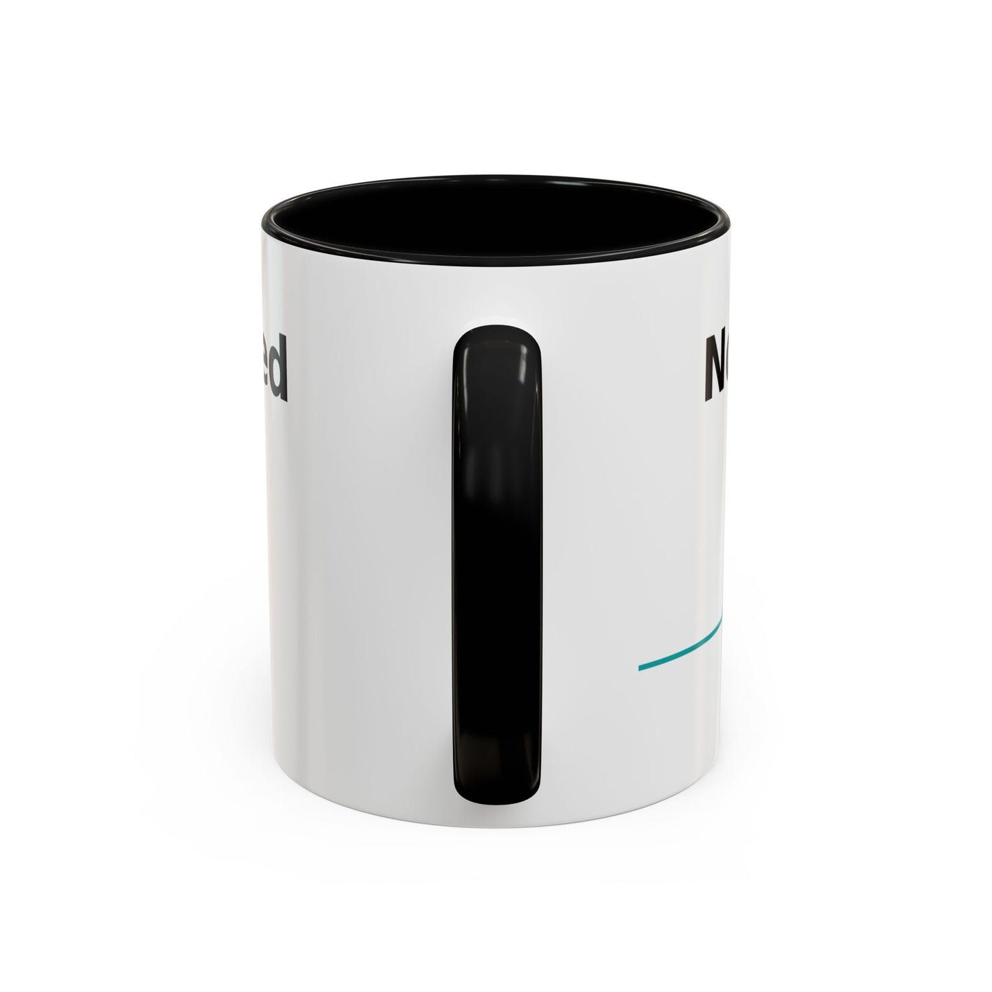 Accent Coffee Mug — "No Weapon Formed Shall Prosper" Isaiah 54:17 Inspirational Christian Mug