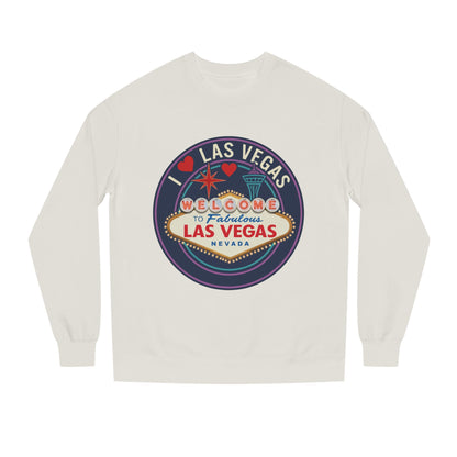 Las Vegas Welcome Sign Sweatshirt – Retro "I  Las Vegas" Crewneck