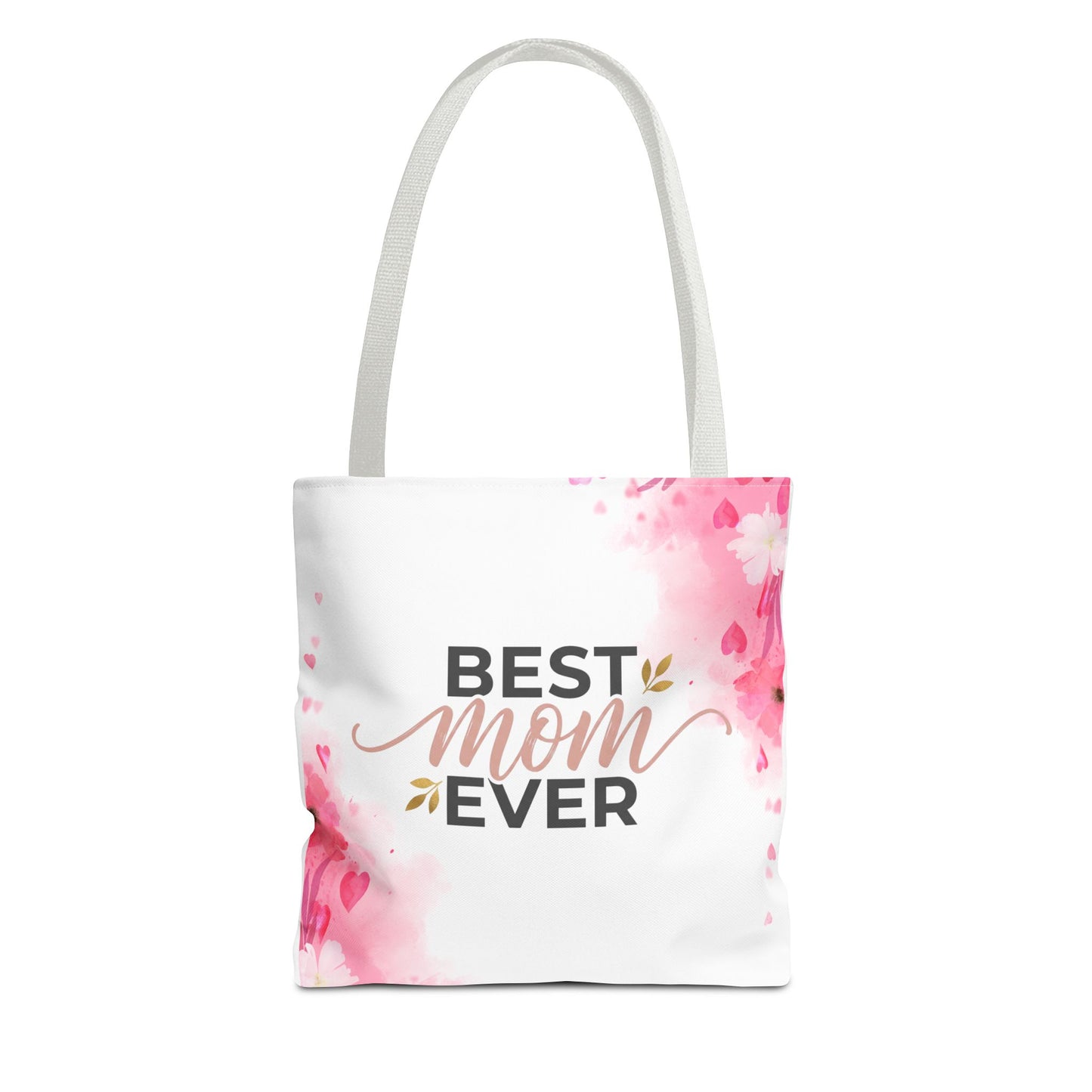 Best Mom Ever Floral Tote Bag