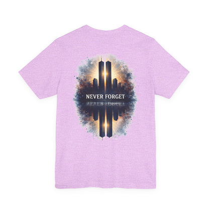 9/11 Never Forget Tee — World Trade Center Memorial Shirt