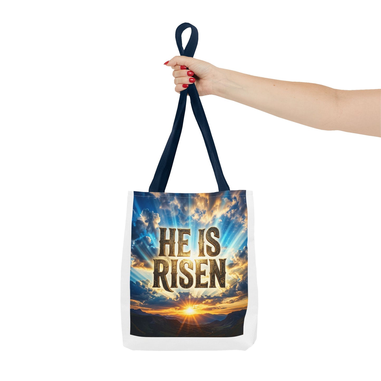 He Is Risen Sunrise Tote Bag