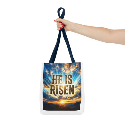 He Is Risen Sunrise Tote Bag