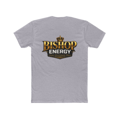Bishop Energy Graphic Tee — Bold Gold Crown Logo T-Shirt