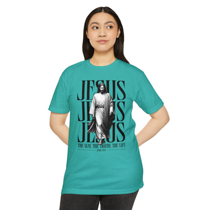 Jesus Graphic T‑Shirt — The Way The Truth The Life Faith Tee