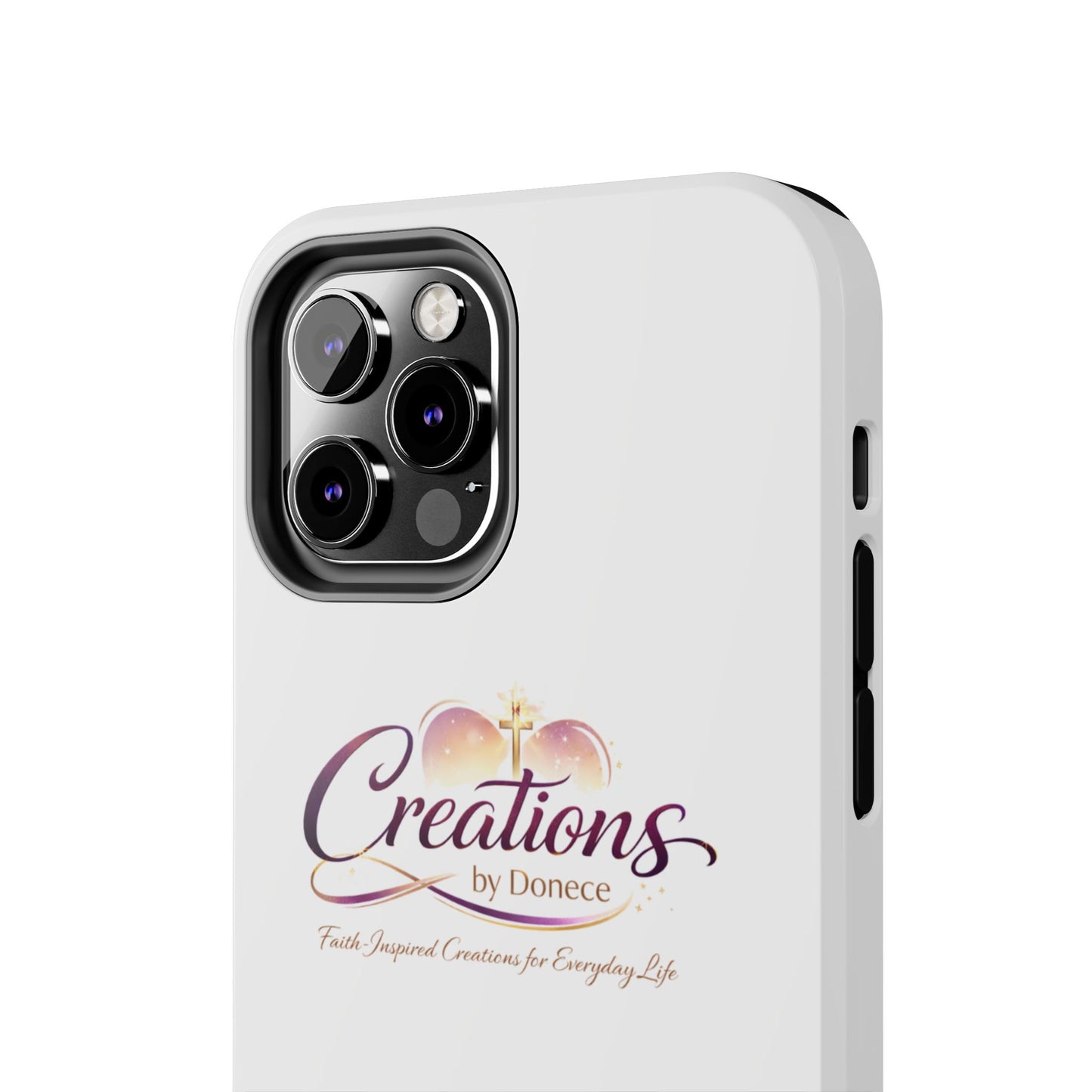 Tough Phone Case - "Creations by Donece" Logo Protective Cover