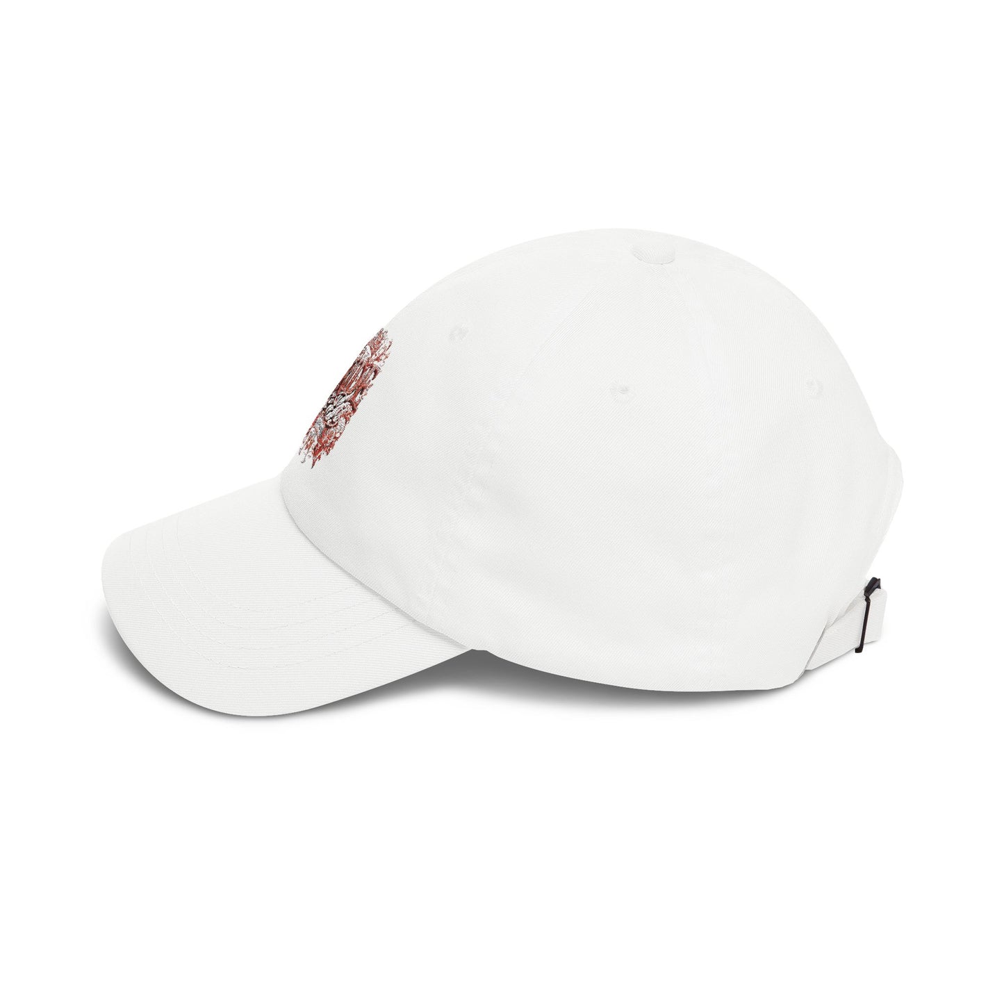 Dad Cap — Floral Script "Dad Life" Embroidered Baseball Hat