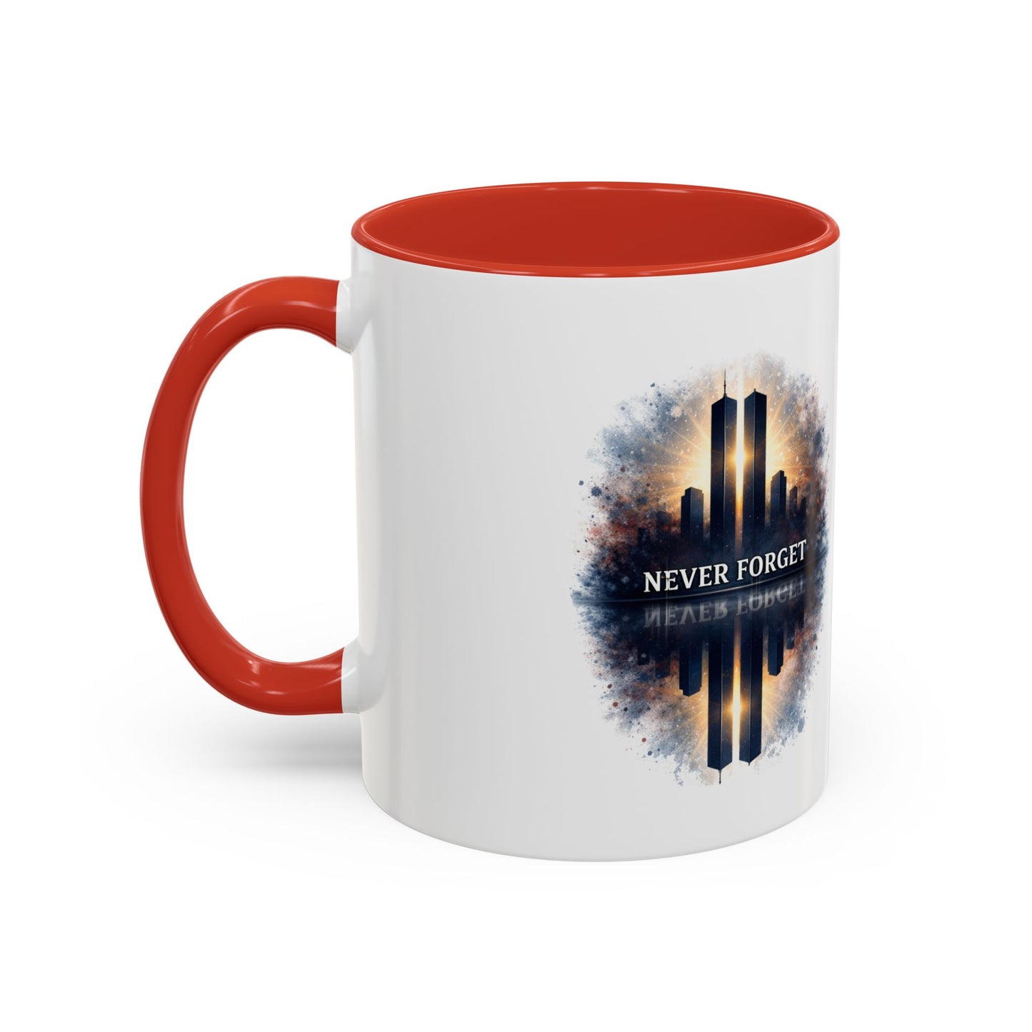 Never Forget 9/11 Memorial Accent Coffee Mug (11/15oz)