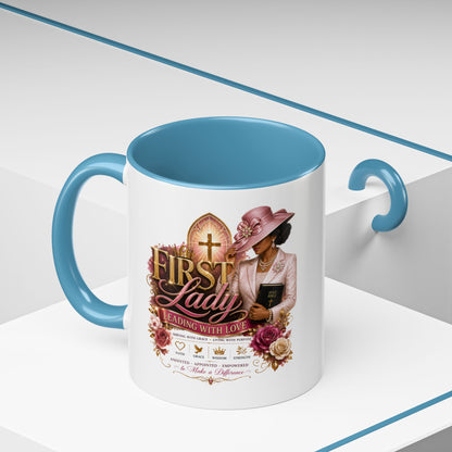 First Lady Church Coffee Mug — Inspirational Faith & Sunday Best Design