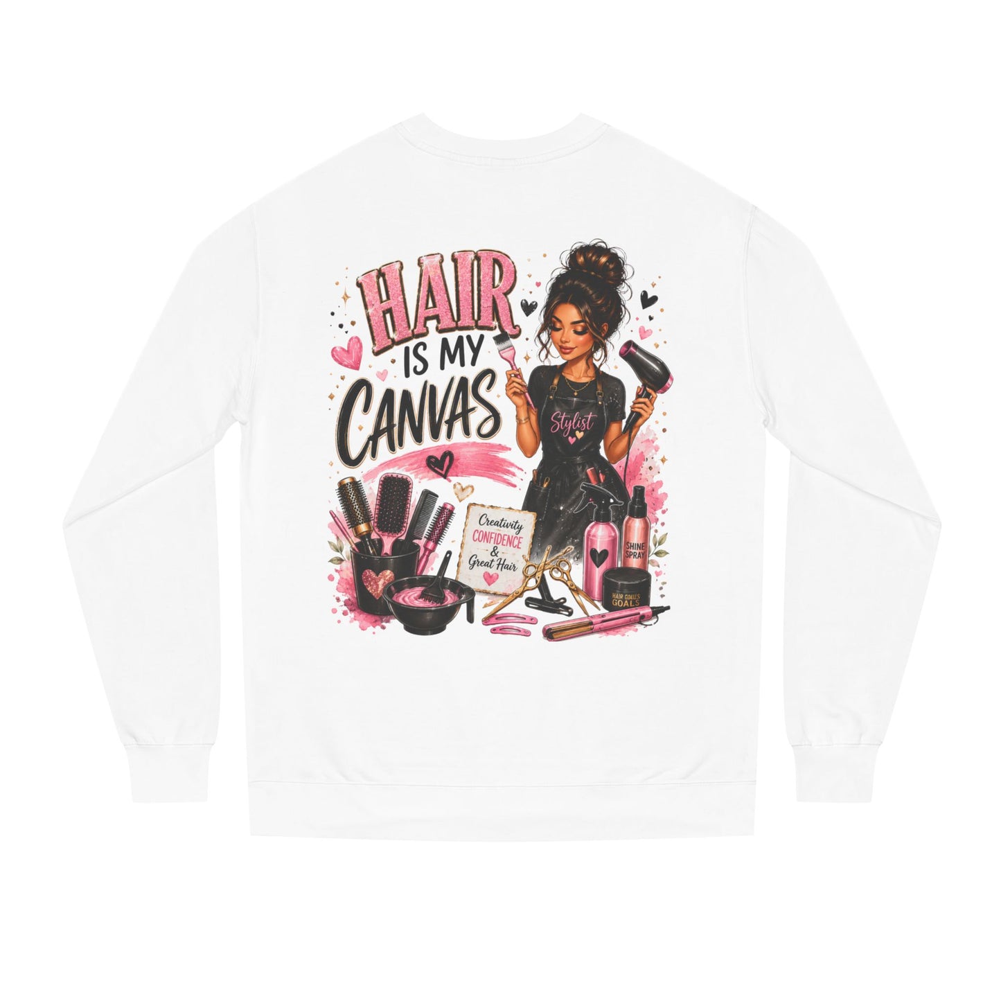 Hair Is My Canvas Sweatshirt