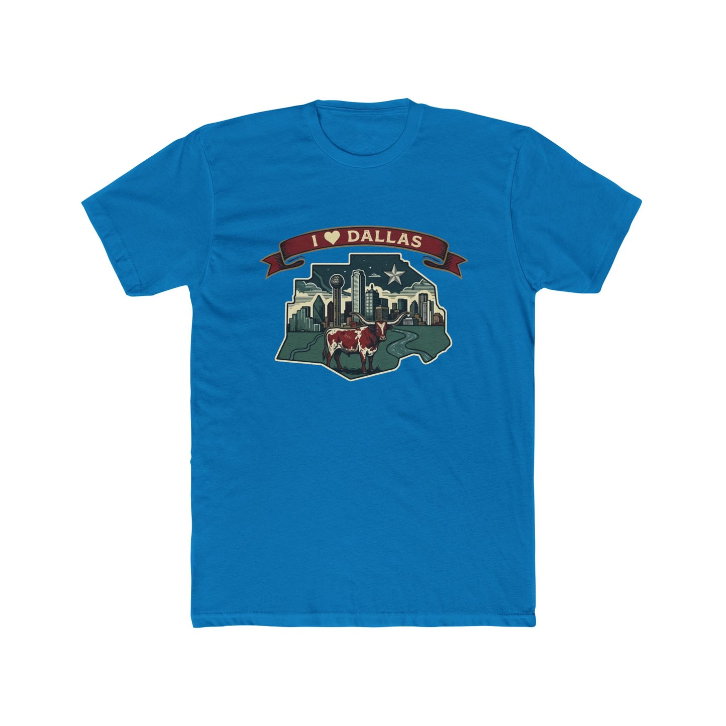 I Heart Dallas Tee — Vintage Dallas Skyline T-Shirt