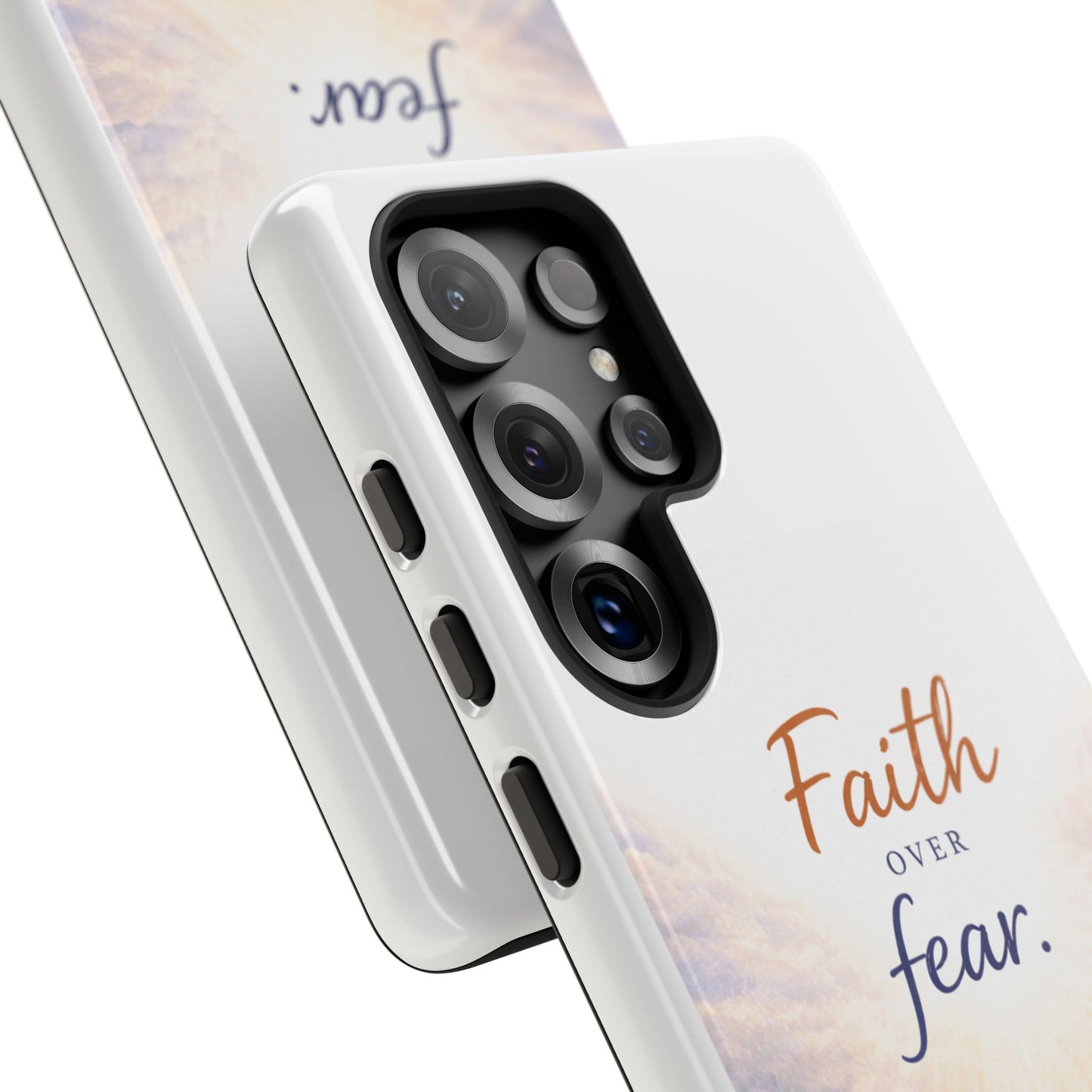Faith Over Fear Phone Case — Inspirational Christian iPhone Cover