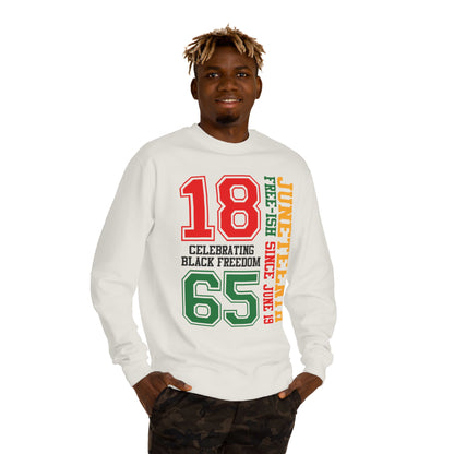 Juneteenth 1865 Sweatshirt - Celebrating Black Freedom Crewneck