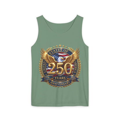 250 Years Anniversary Eagle Tank Top — United States Bicentennial Celebration Tee