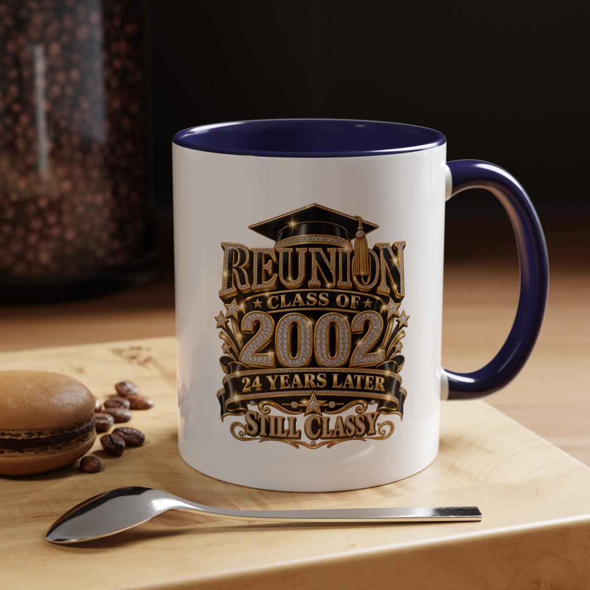 Class of 2002 Reunion Coffee Mug — "Still Classy" Accent Mug (11/15oz)