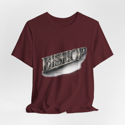 Bishop Retro Chrome Logo T‑Shirt