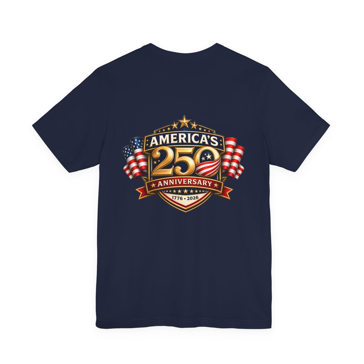 America's 250th Anniversary T-Shirt – 1776–2026 Patriotic USA Flag Tee