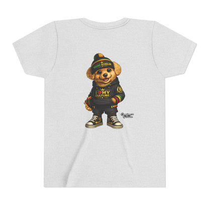 Youth Bear Graphic Tee – "I Love My Culture" Urban Streetwear
